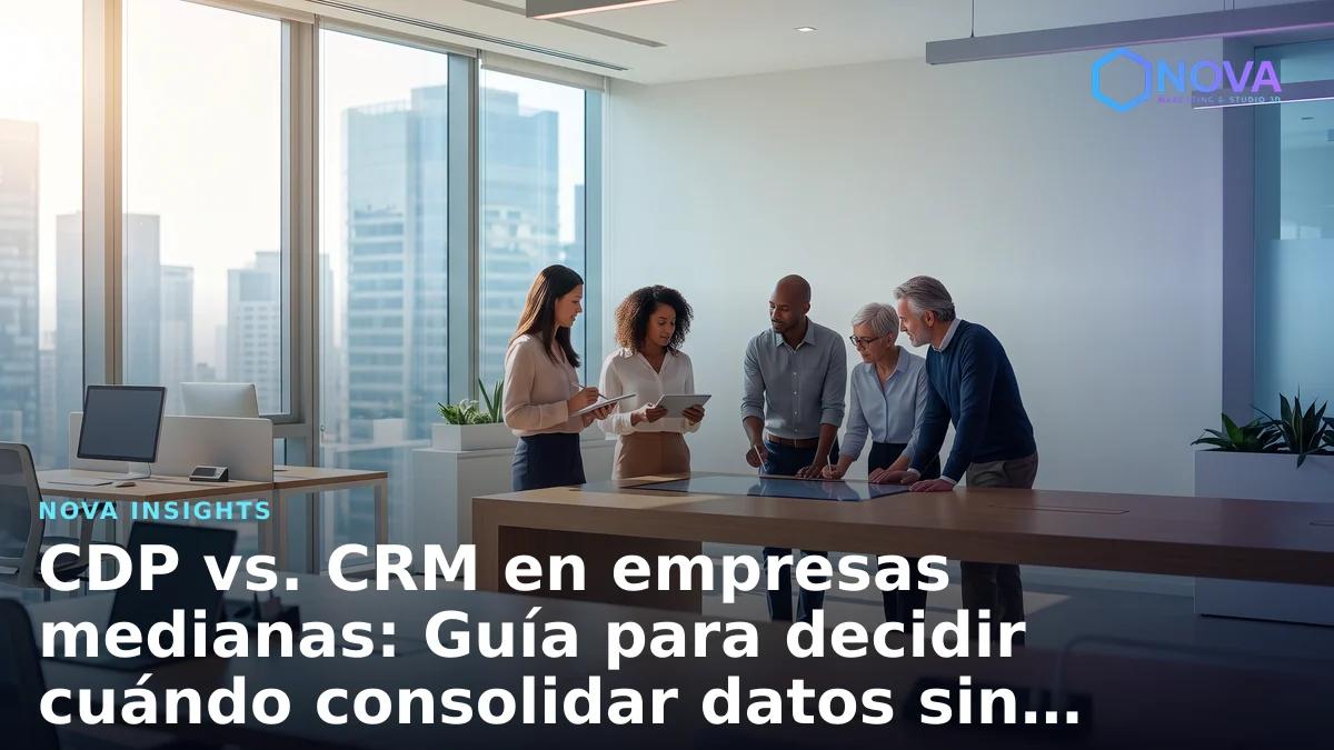 Oficina corporativa moderna con iluminación natural y espacio de trabajo enfocado en estrategia tecnológica.