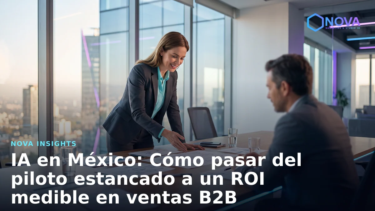 Ejecutivos analizando estrategias de integración tecnológica en una sala de reuniones corporativa.