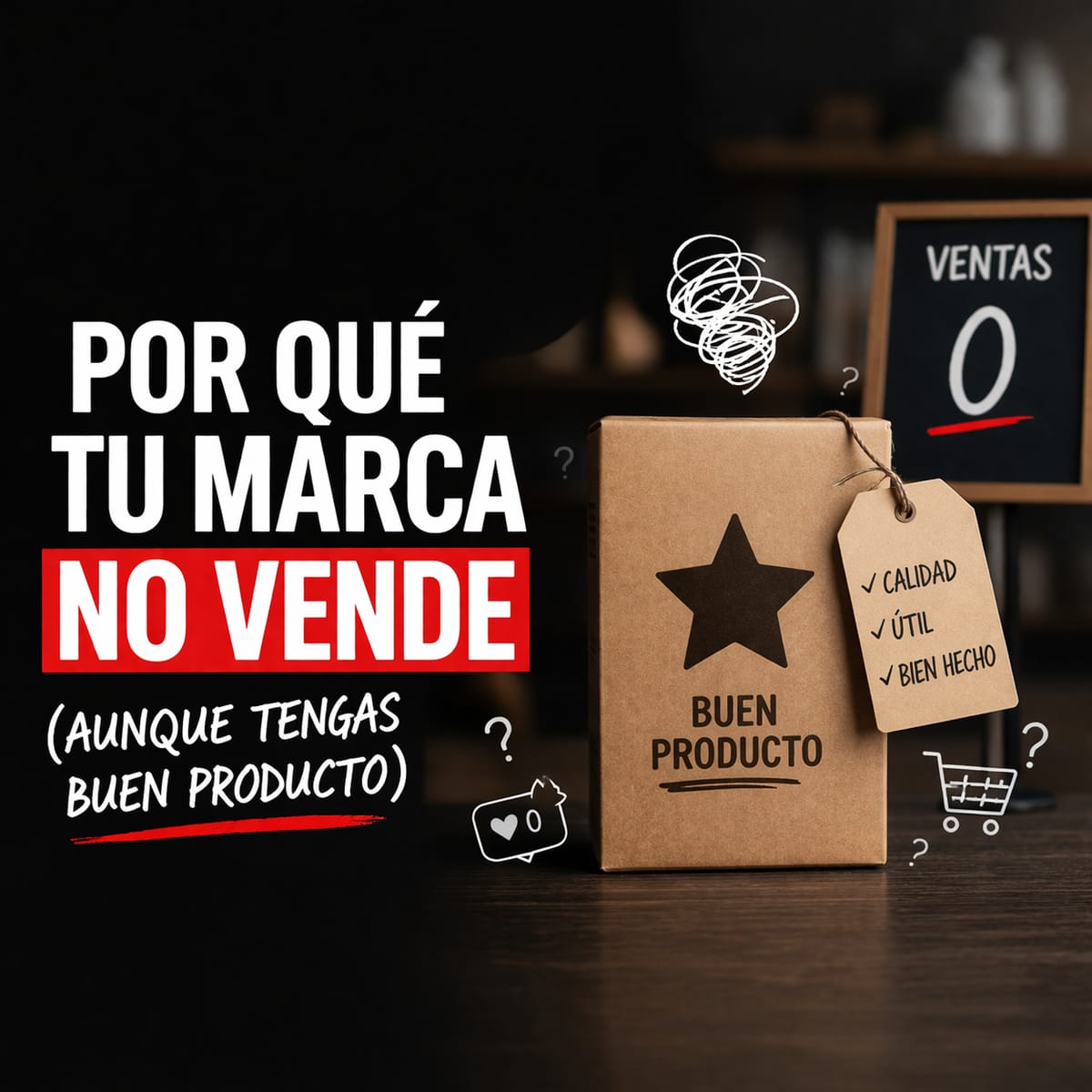 Por qué tu marca no vende (aunque tengas buen producto)