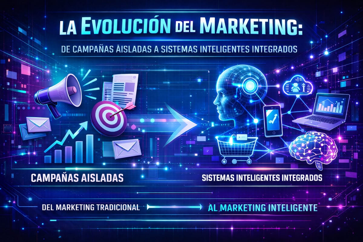 La Evolución del Marketing: De Campañas Aisladas a Sistemas Inteligentes Integrados