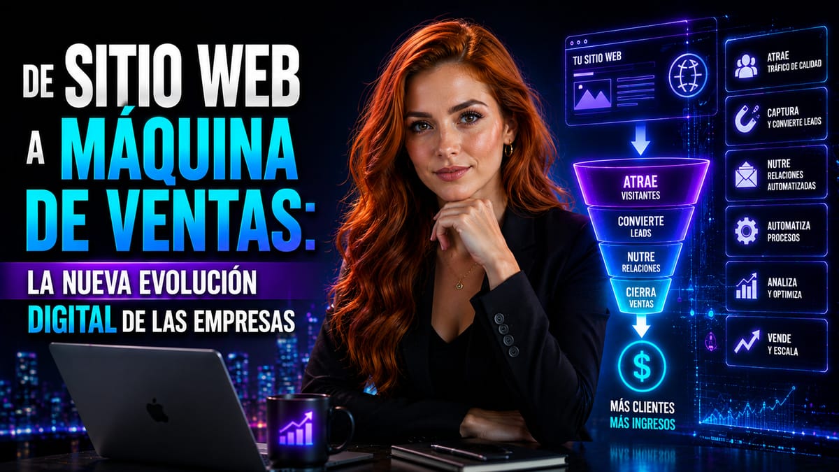 De Sitio Web a Máquina de Ventas: La Nueva Evolución Digital de las Empresas