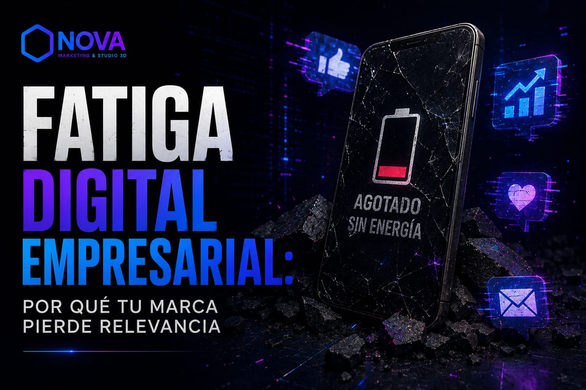 Fatiga Digital Empresarial: Por Qué tu Marca Pierde Relevancia