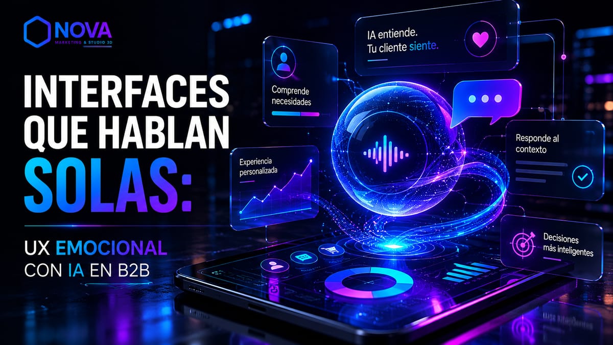Interfaces que Hablan Solas: UX Emocional con IA en B2B
