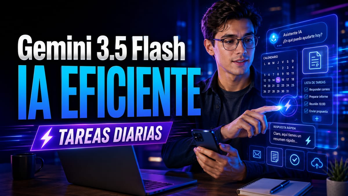 Gemini 3.5 Flash: IA Eficiente para Tareas Cotidianas y a Gran Escala