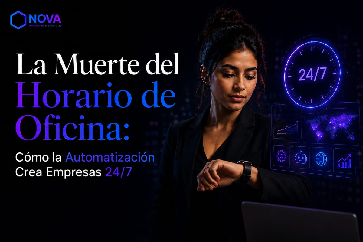 La Muerte del Horario de Oficina: Cómo la Automatización Crea Empresas 24/7