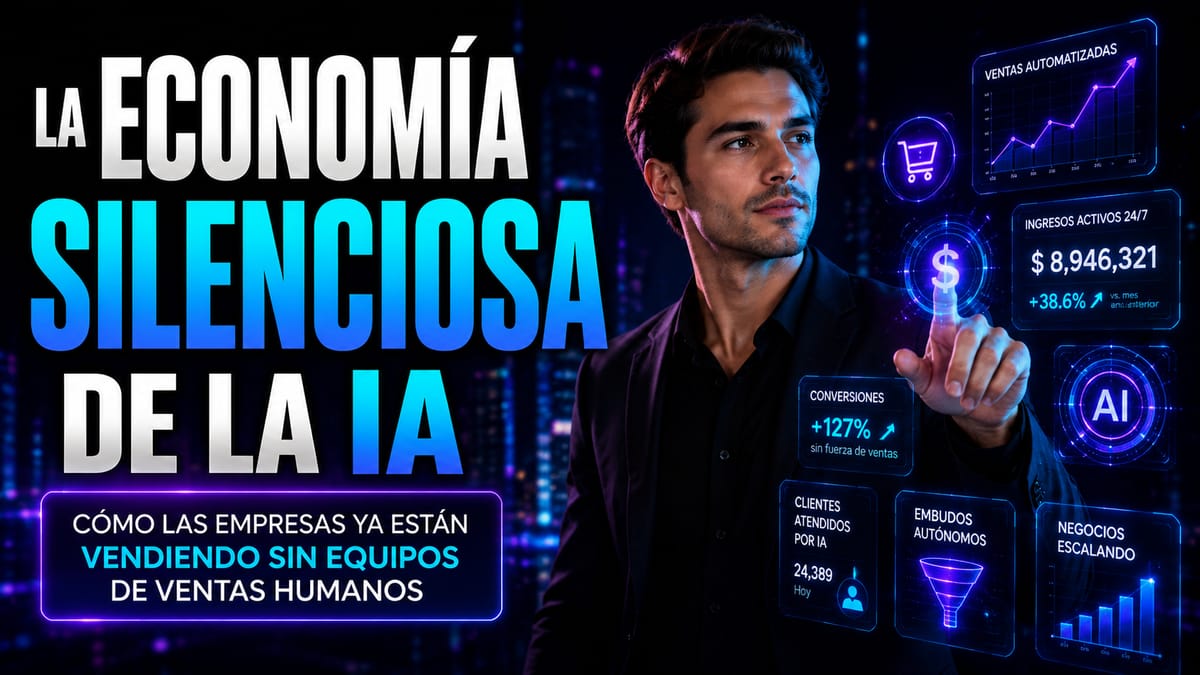 La Economía Silenciosa de la IA: Cómo las Empresas Ya Están Vendiendo sin Equipos de Ventas Humanos