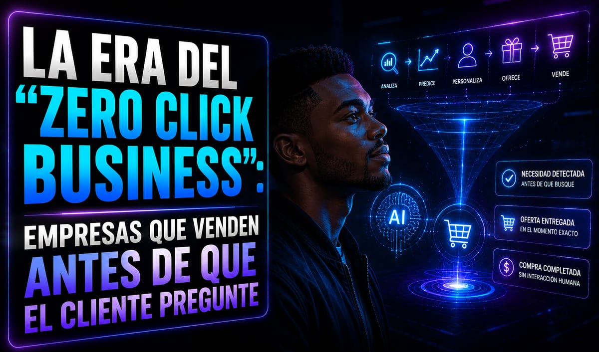 La Era del “Zero Click Business”: Empresas que Venden Antes de que el Cliente Pregunte