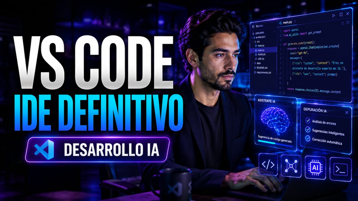 Visual Studio Code: Tu IDE Definitivo para Desarrollar con Inteligencia Artificial