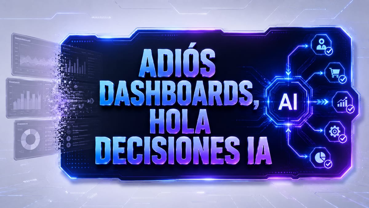 La Muerte del Dashboard: IA Reemplaza Reportes por Decisiones Automatizadas