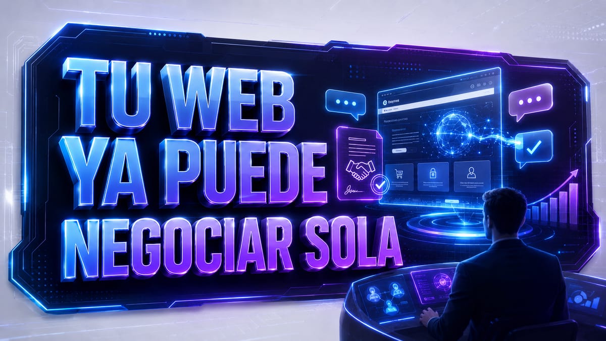 Sitios Autónomos con IA: La Revolución de las Webs que Negocian Solas