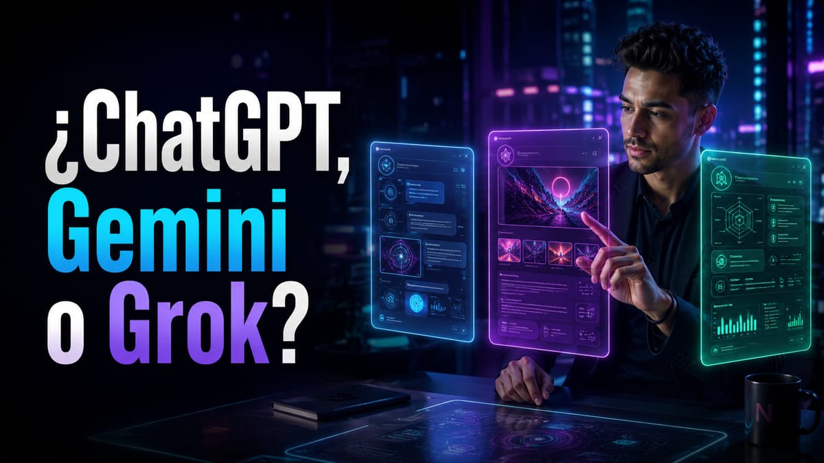 Gemini vs. ChatGPT vs. Grok: Un Duelo de Titanes en la IA Conversacional