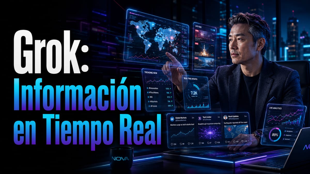 Grok de xAI: Navegando la Información en Tiempo Real para Empresas