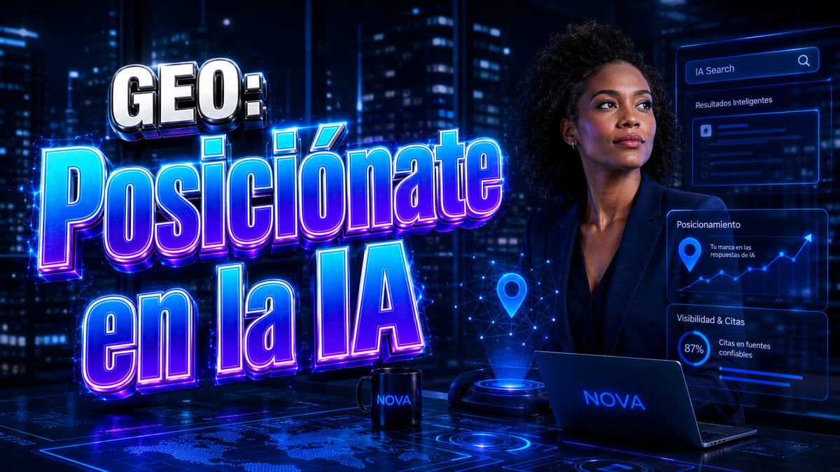 GEO y AI Search: Posicionando tu Marca para Ser Citada por los Buscadores Inteligentes