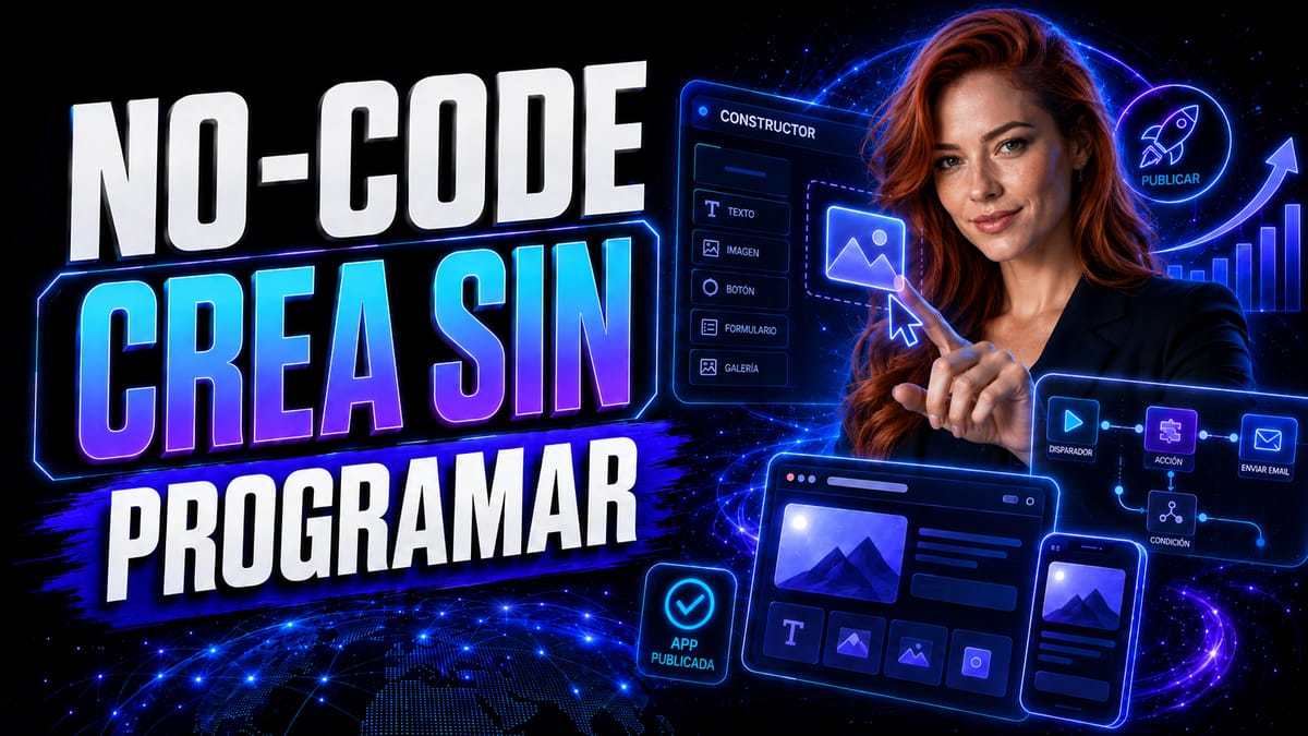 Desarrollo Web Sin Código (No-Code): Democratizando la Creación Digital