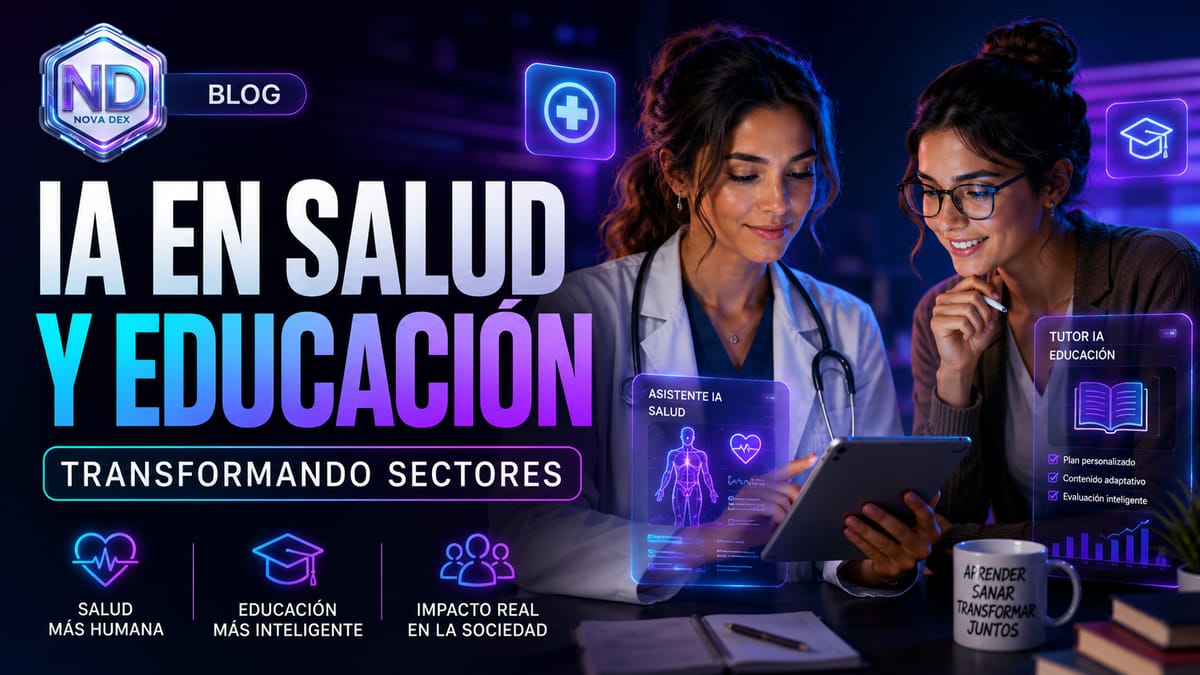 Sanadores y Educadores Digitales: La IA Transformando Sectores Clave