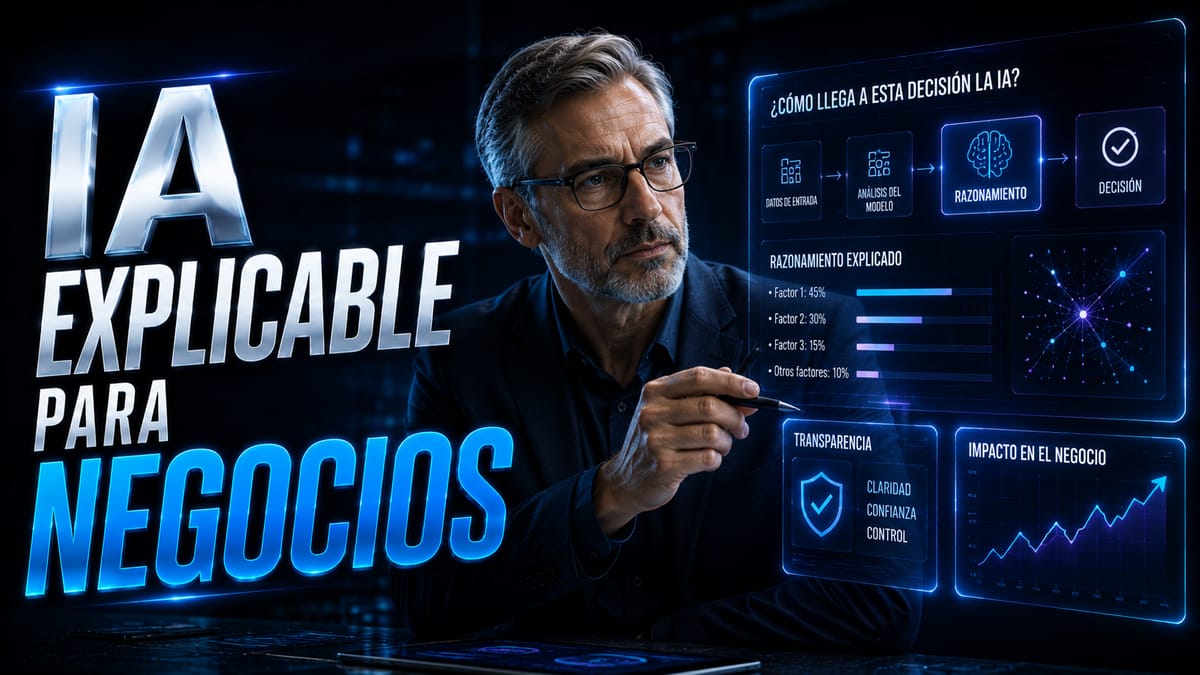 IA Explicable (XAI): Fomentando la Confianza en Sistemas Inteligentes para Negocios
