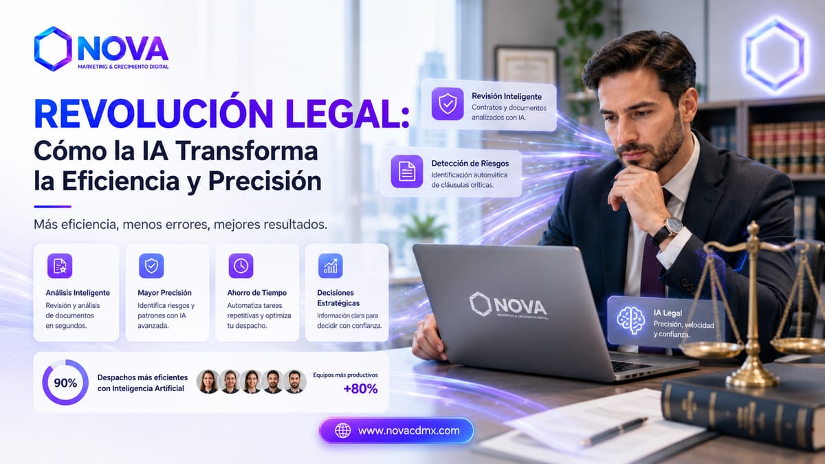 Revolución Legal: Cómo la IA Transforma la Eficiencia y Precisión en Despachos de Abogados