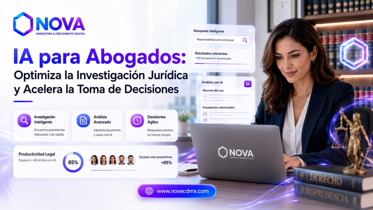 IA para Abogados: Optimiza la Investigación Jurídica y Acelera la Redacción de Documentos